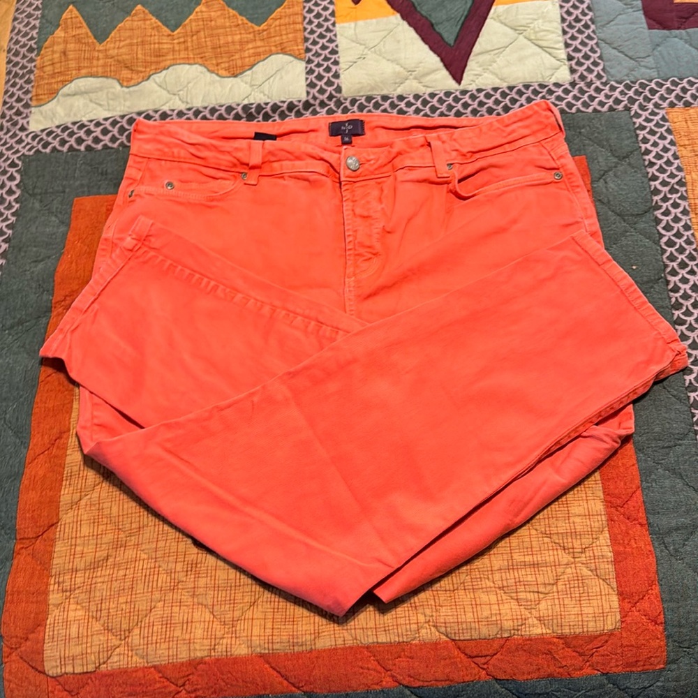 NYDJ Women's Jeans in Bright Orange